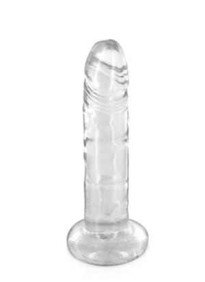 Gode dong jelly transparent ventouse 18cm - CC570121